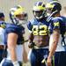 Michigan wide receiver Amara Darboh stands with teammates before warming up on the practice field outside of the Al Glick Field House on Thursday, August 8, 2013. Melanie Maxwell | AnnArbor.com 